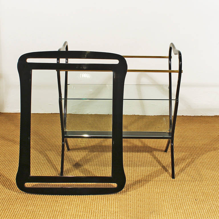 Table and Magazine Rack by Ico Parisi In Excellent Condition In Girona, ES