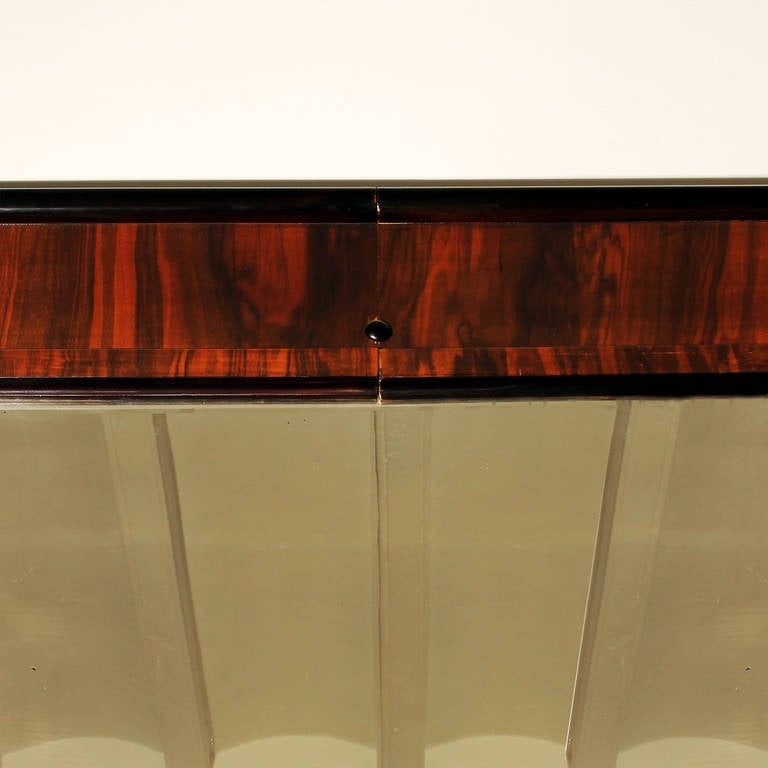 1930s Art Deco Sideboard in the Style of Bruno Paul, Walnut, Czechoslovakia 4