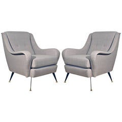 Pair of Italian Armchairs from the 60´s