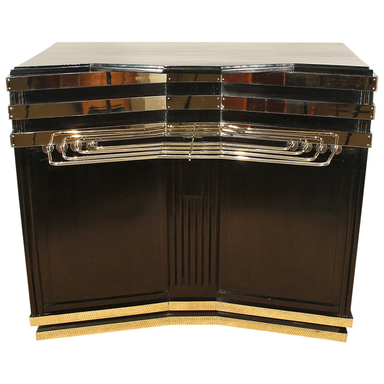 Art Deco CounterDry Bar Shelf at 1stDibs art deco bar counter, art