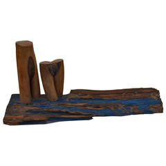 Statue Two Nudes On A Beach