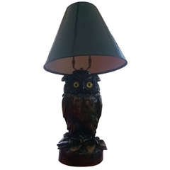 Vintage Owl Lamp