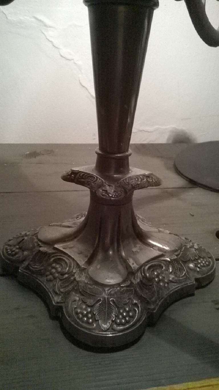 Pewter Candelabra In Excellent Condition For Sale In Alicante, ES