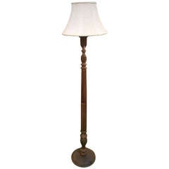 Vintage Siamese Carved Standing Lamp