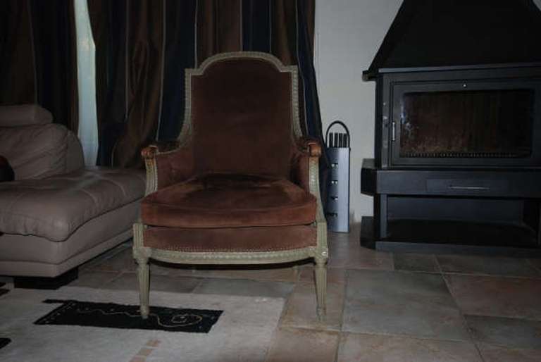 Pair of Period Louis XVI Armchairs For Sale 1
