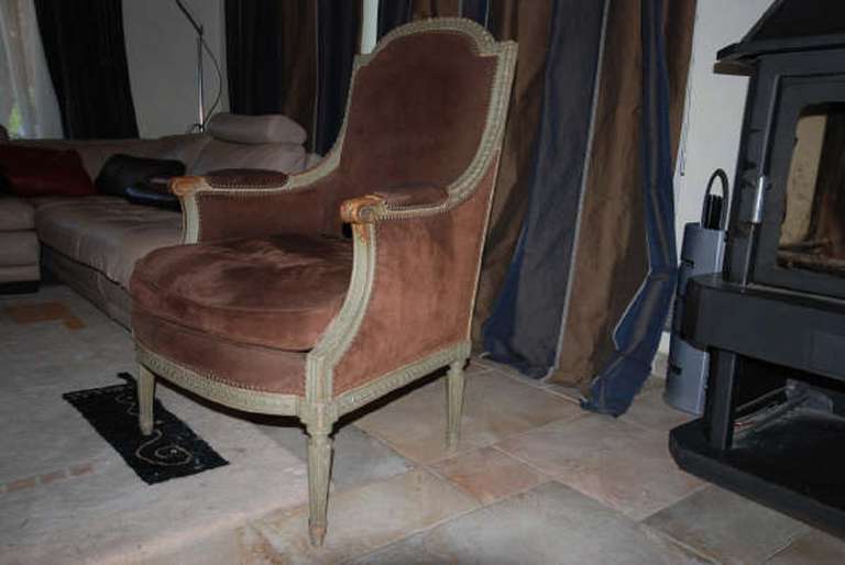 Pair of Period Louis XVI Armchairs For Sale 2
