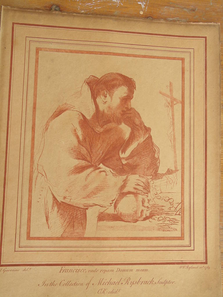 18th Century Sepia Print by Francisce