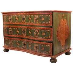 18th Century Austrian Painted Chest of Drawers