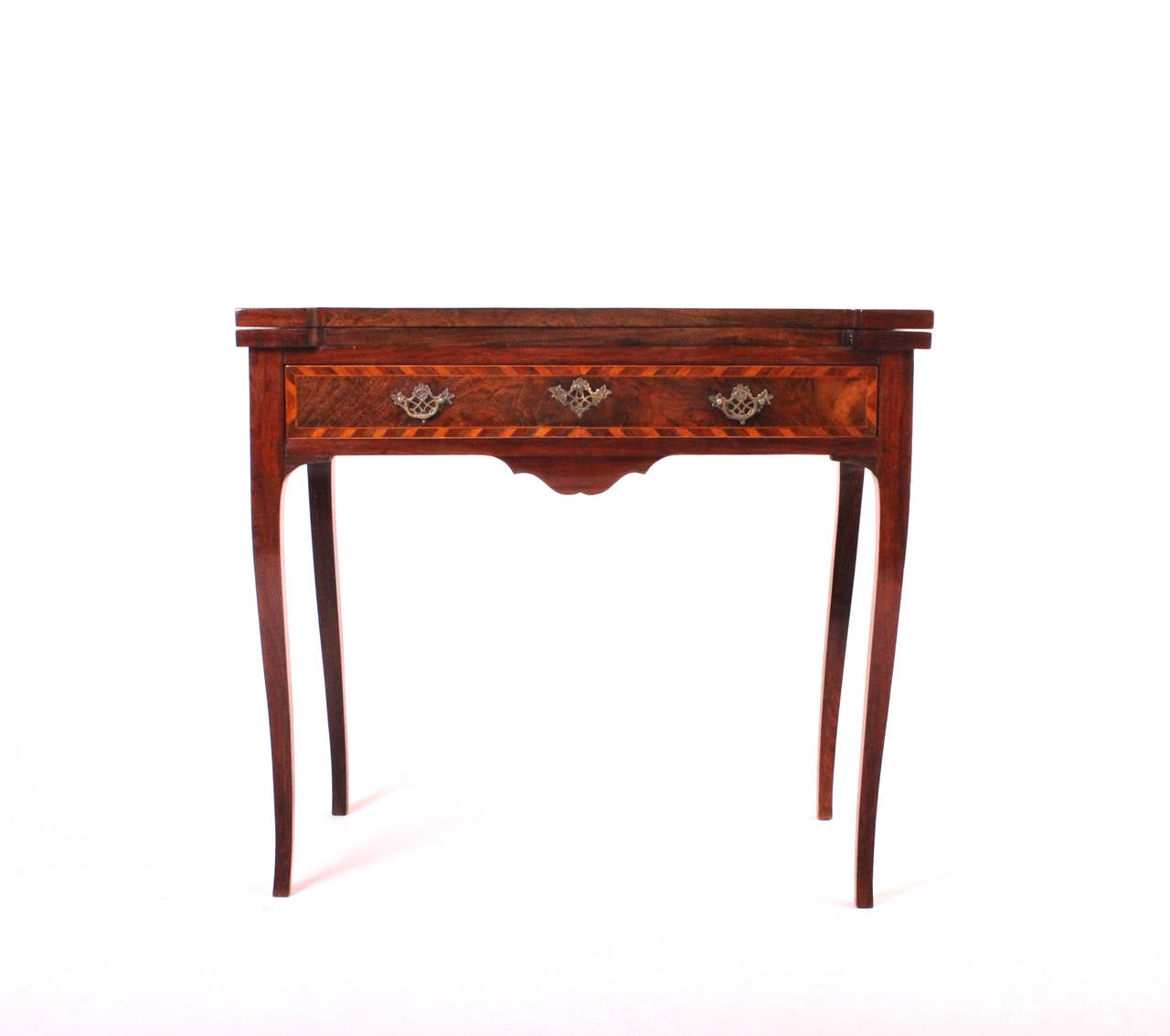 Neoclassical 18th Century Portuguese Rosewood Games Table For Sale