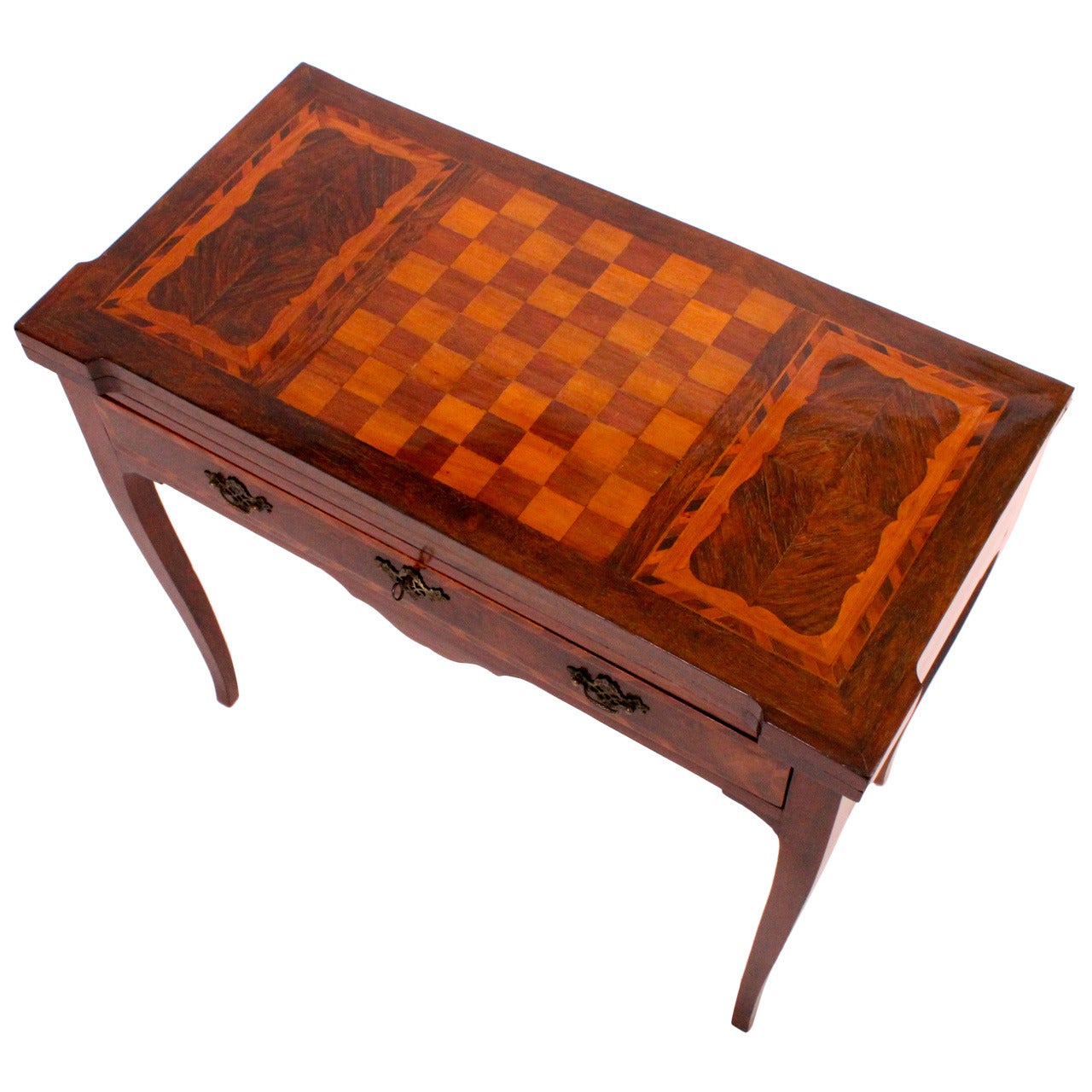 18th Century Portuguese Rosewood Games Table For Sale