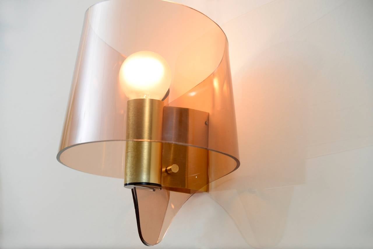 Mid-Century Modern Pair of Wall Lamps