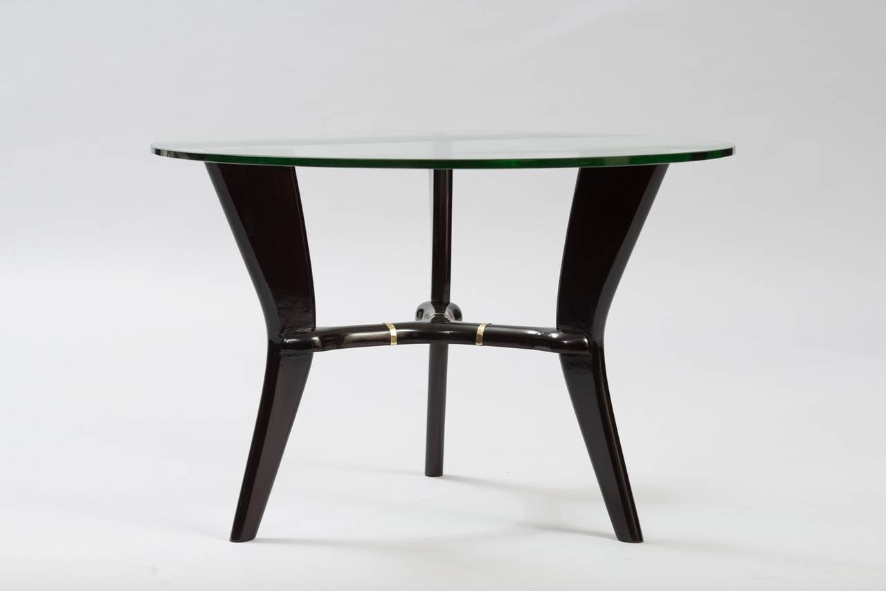 Ebonized Italian Occasional Table