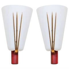 Angelo Lelli Wall Lamps for Arredoluce