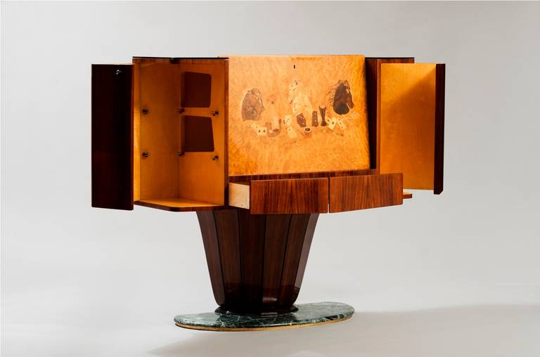 Art Deco Vitorio Dassi cocktail cabinet