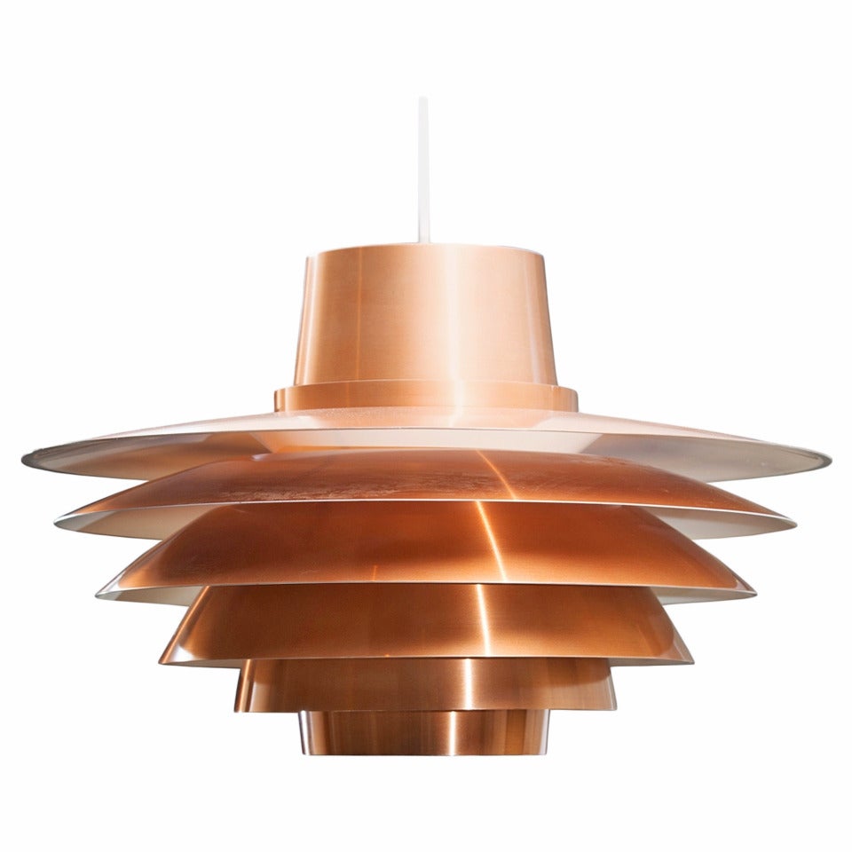Svend Middelboe "Verona" Copper Lamp