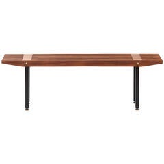 Italian Slatted Coffee Table or Bench