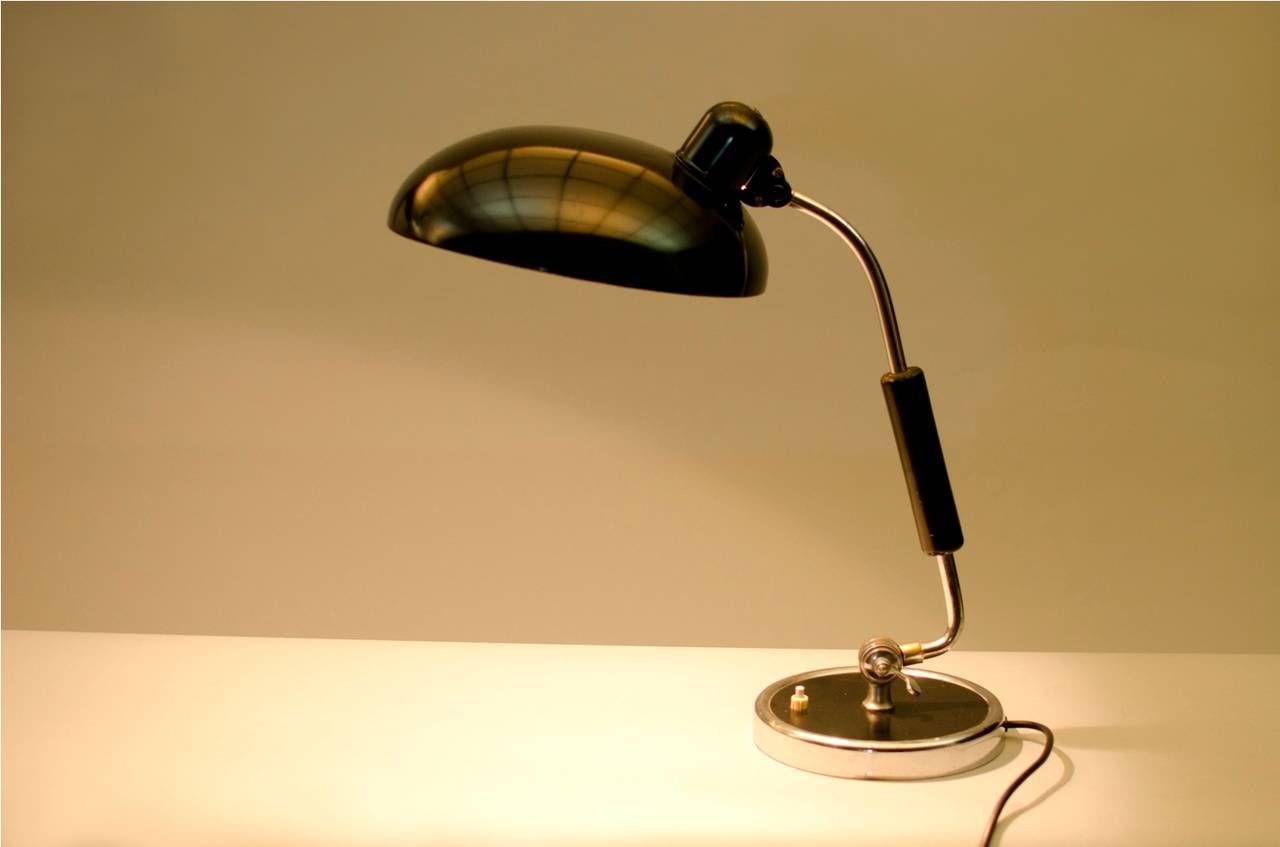 German Modernist Christian Dell Attributed Desk Lamp