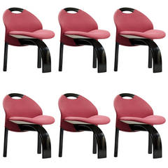 Six Saporiti Dining Chairs