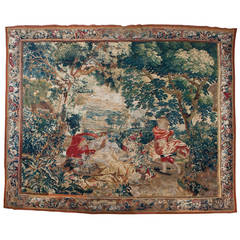 Flemish 17th Century Game-Park Tapestry