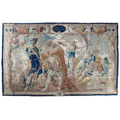 17th Century Big Flemish Tapestry Depicting Historic Scene by Ian Raes Ievsne