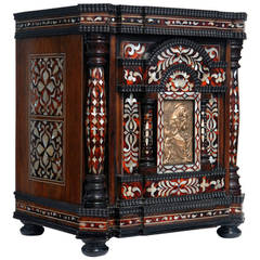 18th Century Peruvian Tabernacle in Tortoise Shell and Mother-of-Pearl