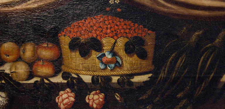 17th Century Still Life, Portuguese School, Oil on Canvas