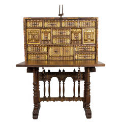 17th Century Spanish Bargueño Cabinet