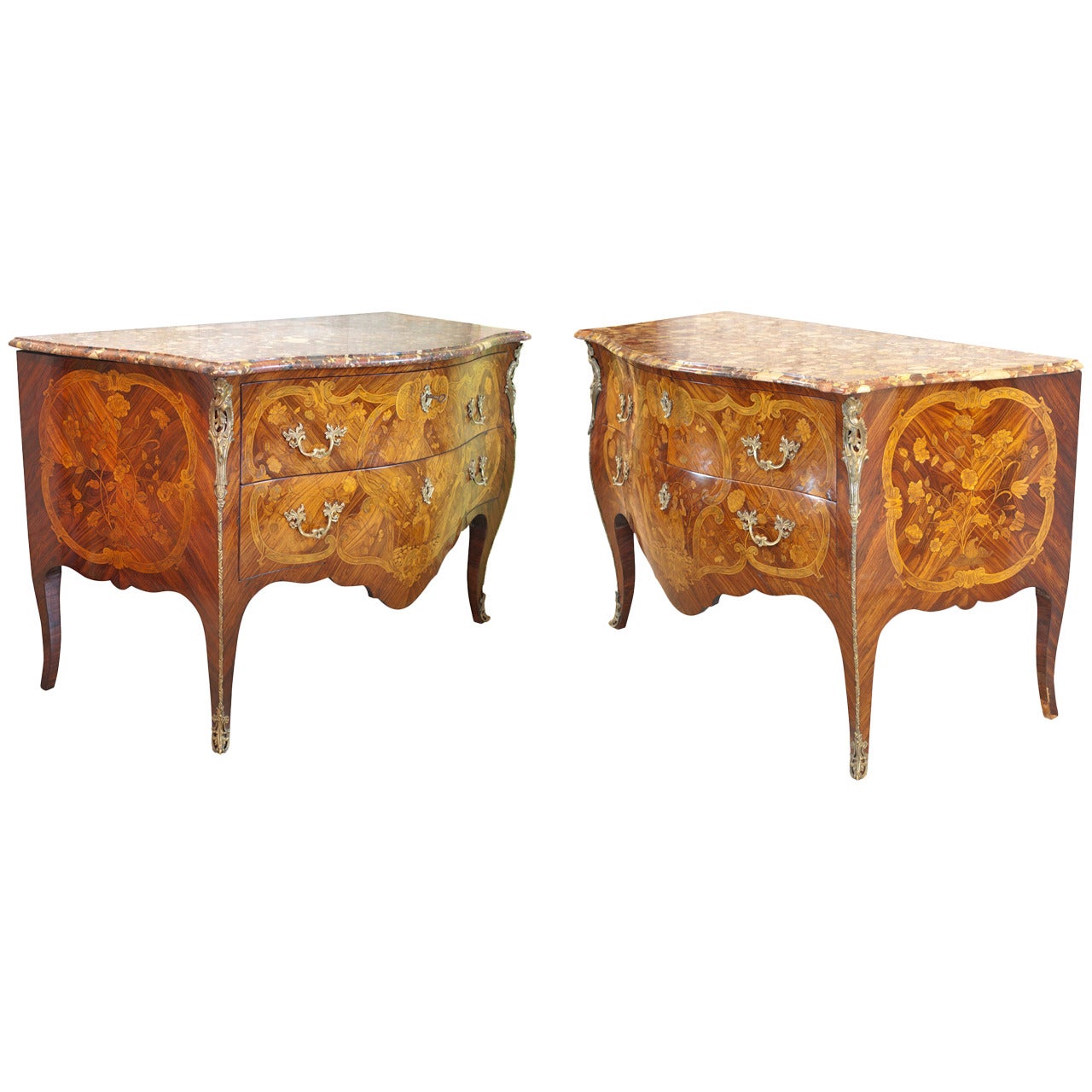 Pair of 18th Century Portuguese Commodes For Sale