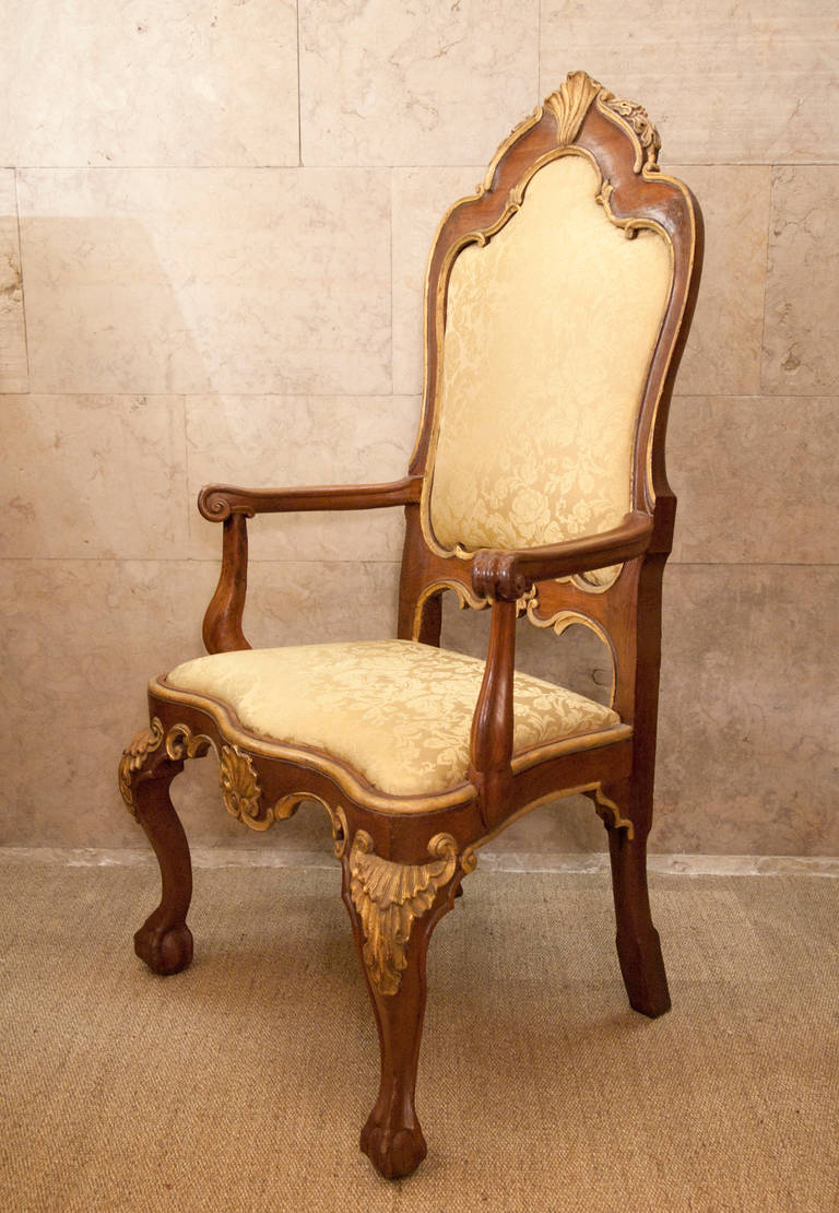 Pair of 18th Century Portuguese Armchairs
