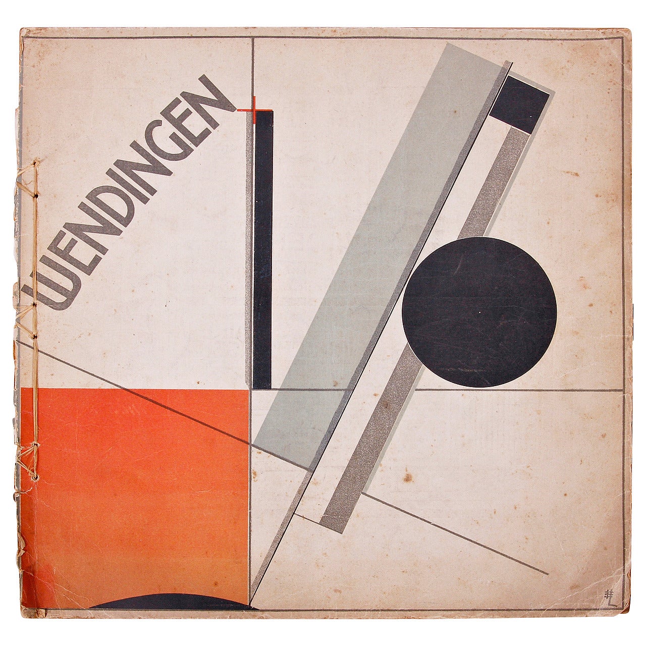 Wendingen, Issue 11, Cover by El Lissitzky, 1921 For Sale