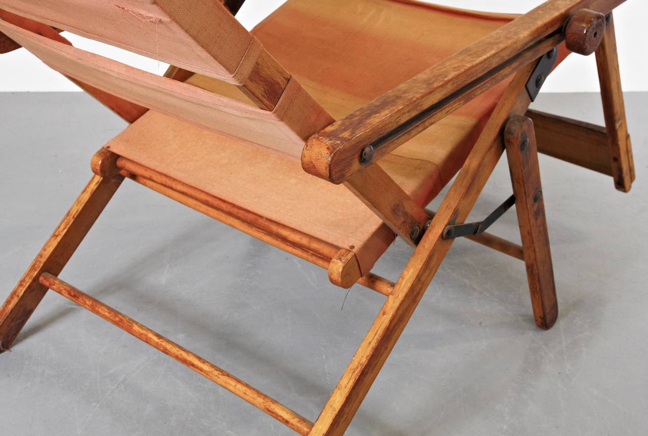 Milieu du XXe siècle Chaise de barque Thonet rare modèle 480, vers 1930 en vente