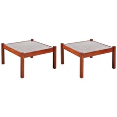 Paire de tables basses de Percival Lafer, vers 1960