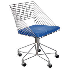 Verner Panton attr. Chrome Wire Chair for Fritz Hansen, circa 1980 8