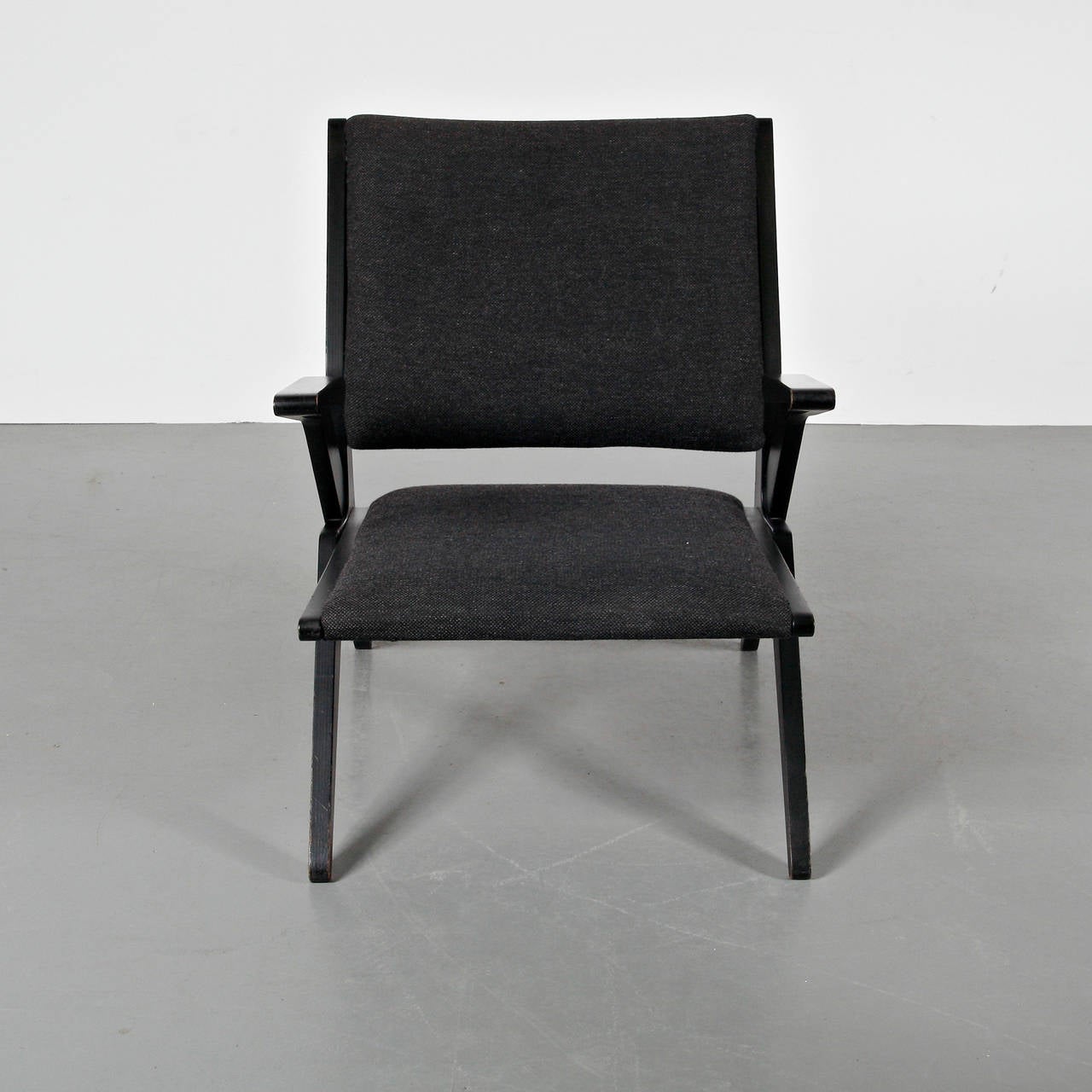 Mid-Century Modern Akerblom Scissor Easy Chair, Sweden, 1950