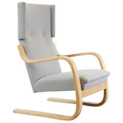 Alvar Aalto Wingback Lounge Chair, Circa 1950 11