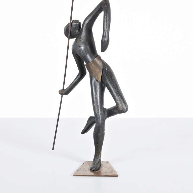 Autrichien Sculpture autrichienne en bronze à la manière de Hagenauer, datant d'environ 1930 en vente