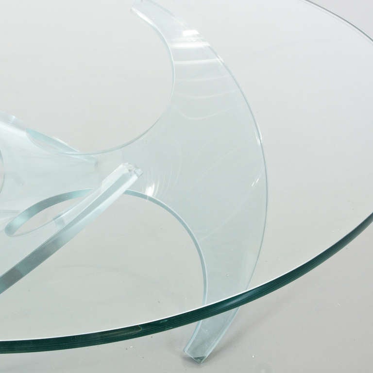 Mid-Century Modern Propeller Coffee Table by Knut Hesterberg for Ronald Schmidt, 1960s