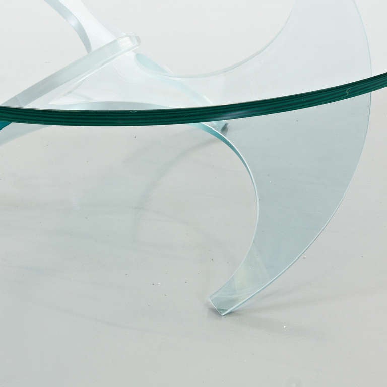 German Propeller Coffee Table by Knut Hesterberg for Ronald Schmidt, 1960s