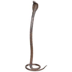 Vienne Bronze Cobra Sculpture, circa 1910 1