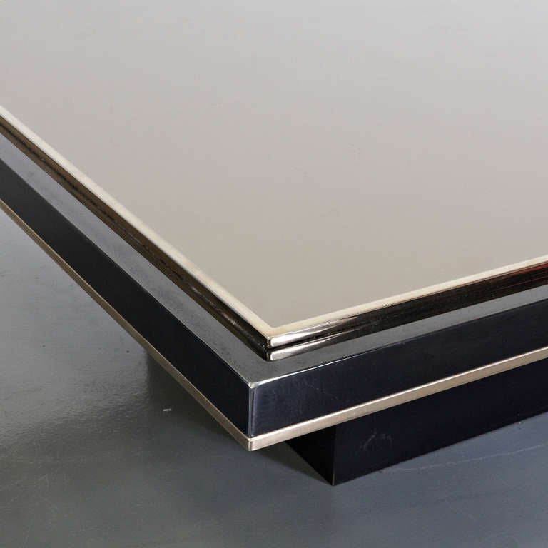 Roger Vanhevel Pair of Coffee Tables with 23 Carat Gold In Excellent Condition In Amsterdam, NL