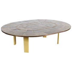 Grande table basse en céramique de Bjorn Wiinblad, vers 1960