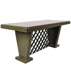 German Art-Deco Metal Table, circa 1930 3