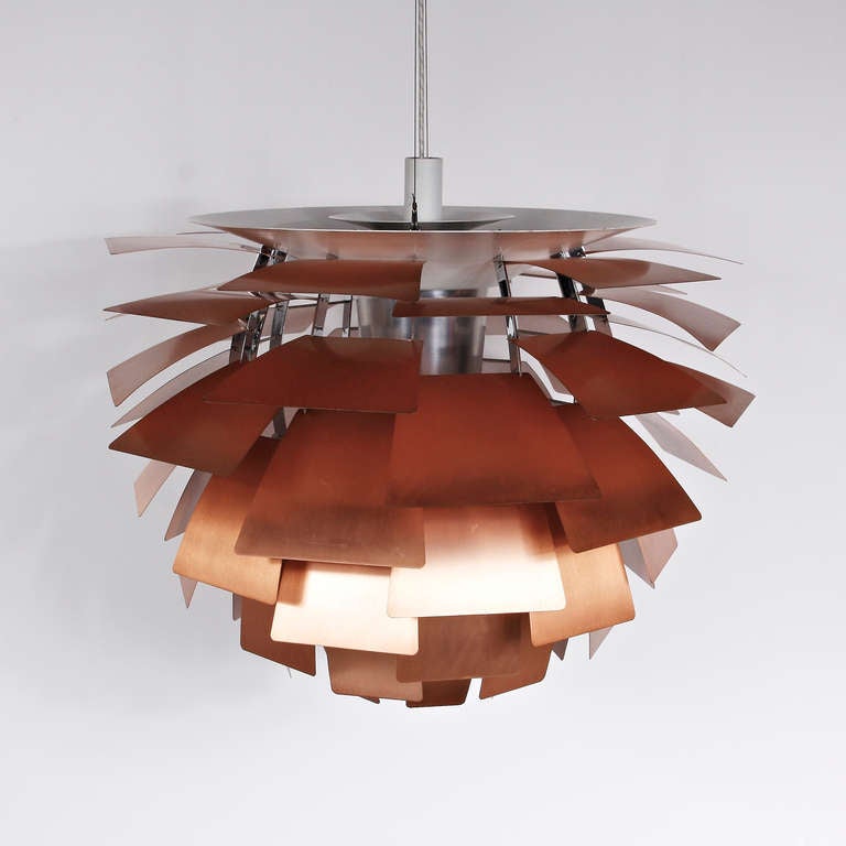 Scandinavian Modern Early Poul Henningsen Artichoke Lamp