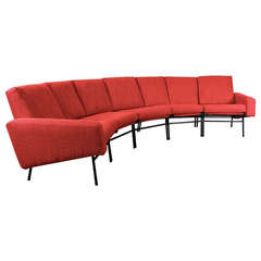 Rare Pierre Guariche Large Sofa for Airborne 9