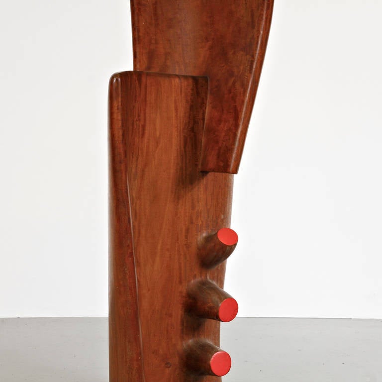 Large French Wood Sculpture, circa 1950 For Sale 3