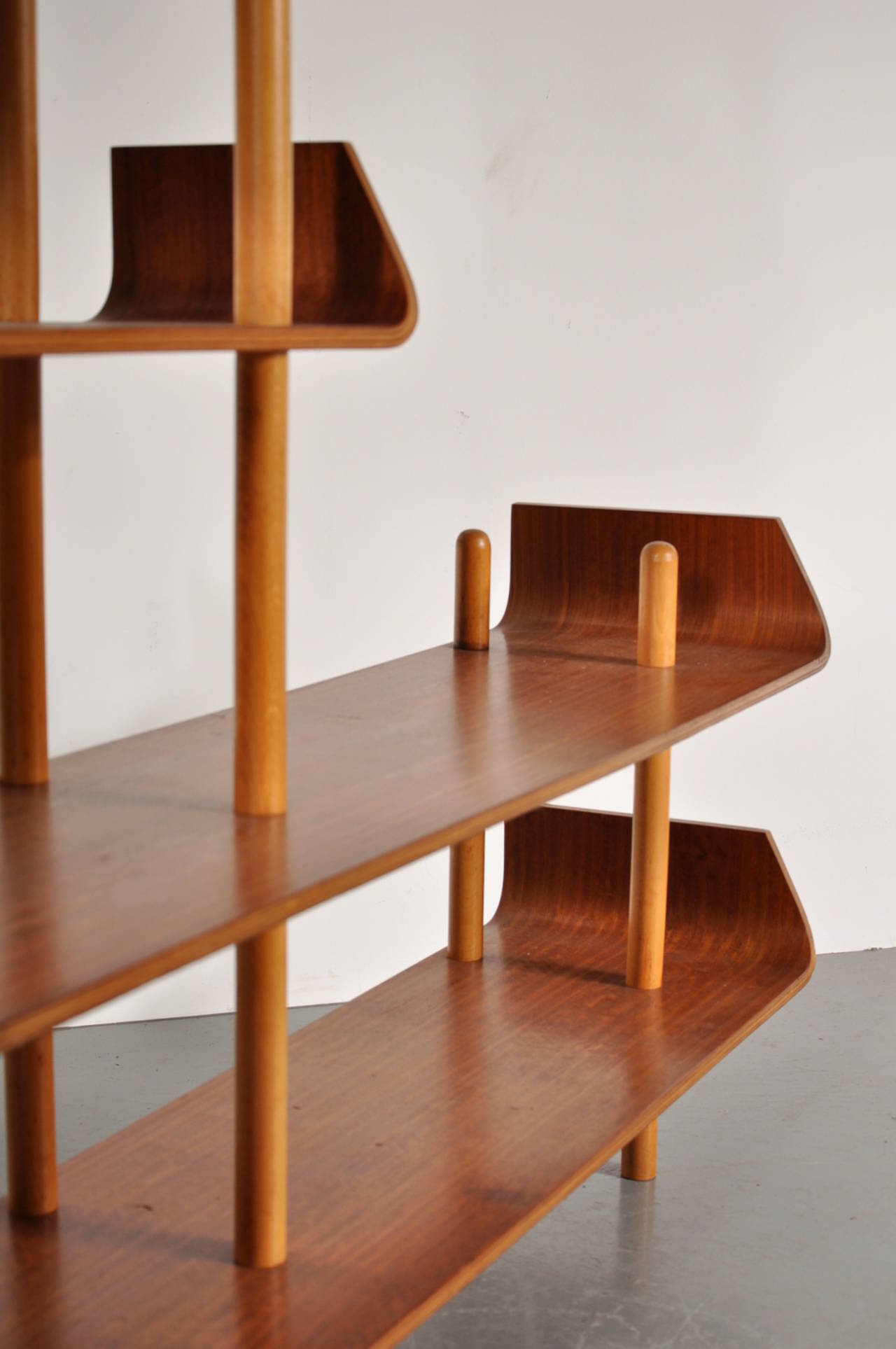 Bookcase by Willem Lutjens for De Boer Gouda, 1953 1