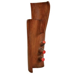 Retro Large French Wood Sculpture, circa 1950