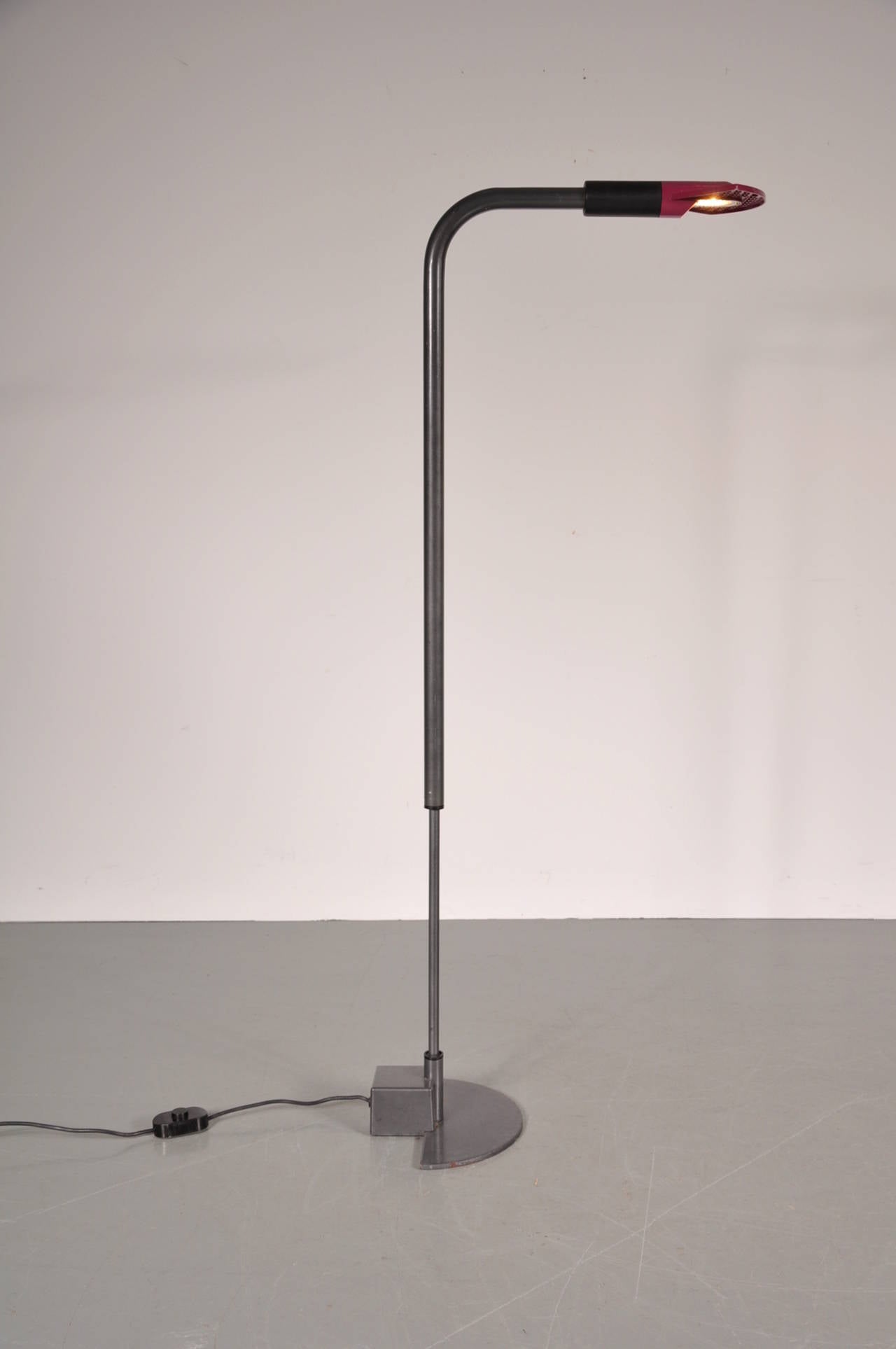 Late 20th Century Memphis Floor Lamp by Hans Von Klier for Bilumen, circa 1980 For Sale