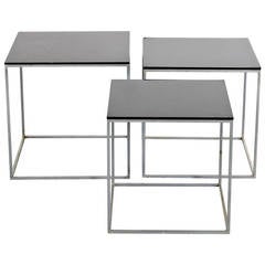 Poul Kjaerholm PK71 Nesting Tables, circa 1960 10