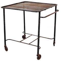 Vintage Mathieu Mategot Tea Trolley, circa 1950